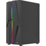 Aerocool Mecha Midi Tower Negro, Cajas de torre negro, Midi Tower, PC, Negro, ATX, micro ATX, Mini-ITX, Acrilonitrilo butadieno estireno (ABS), SPCC, Juego