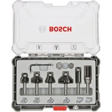 Bosch 2607017468 Juego de fresas 6 pieza(s) Juego de fresas, 6 mm, 6 pieza(s), 51, 55, 54, 56, 65, 65 mm, 10, 13, 13, 16, 25, 25 mm, 19, 25, 25, 35, 13, 16 mm