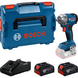 Bosch Atornillador de impacto a batería GDS 18V-350 Professional, 18 Voltios, Tornillo de percusión azul