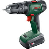 Bosch Atornillador percutor a batería UniversalImpact 18V, set, Taladro/destornillador verde/Negro
