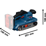Bosch Lijadora de banda a batería GBS18V-75 Professional solo, 18Volt azul/Negro