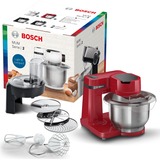 Bosch Serie 2 MUMS2ER01 robot de cocina 700 W 3,8 L Rojo rojo, 3,8 L, Rojo, Botones, 2,4 kg, 1,7 kg, 1,1 m