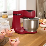 Bosch Serie 2 MUM robot de cocina 700 W 3,8 L Rojo rojo, 3,8 L, Rojo, Botones, 2,4 kg, 1,7 kg, 1,1 m