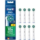 Braun CrossAction 8 pieza(s) Blanco, Cabezal de cepillo blanco, 8 pieza(s), Blanco, 3 mes(es), Oral-B, Caja