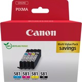 Canon 2103C006 cartucho de tinta 4 pieza(s) Original Negro, Cian, Magenta, Amarillo Negro, Cian, Magenta, Amarillo, 4 pieza(s), Multipack