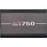 Cooler Master ELITE GOLD 750, Fuente de alimentación de PC negro