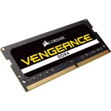 Corsair Vengeance CMSX32GX4M2A3200C22 módulo de memoria 32 GB 2 x 16 GB DDR4 3200 MHz, Memoria RAM negro, 32 GB, 2 x 16 GB, DDR4, 3200 MHz, 260-pin SO-DIMM