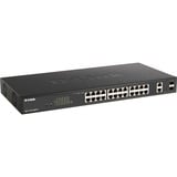 D-Link DGS-1100-26MPV2/E switch Gestionado L2 Gigabit Ethernet (10/100/1000) Energía sobre Ethernet (PoE) Negro, Interruptor/Conmutador Gestionado, L2, Gigabit Ethernet (10/100/1000), Bidireccional completo (Full duplex), Energía sobre Ethernet (PoE), Montaje en rack