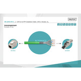 Digitus Cable de instalación Professional Cat.8.2 S/FTP simplex, Dca verde