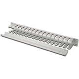 Digitus Panel para cableado con aberturas extraíbles para armario de 483 mm (19"), 1U, Guía para cable gris, 1U, Gris, China, 490 mm, 80 mm, 1960 cm³, 753,125 g
