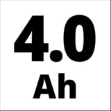 EINHELL 4511396 batería recargable Ión de litio 4000 mAh 18 V rojo/Negro, 4000 mAh, Ión de litio, 18 V, Negro, Rojo
