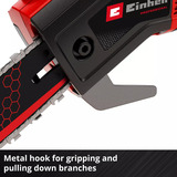 EINHELL Podadora profesional para altura a batería GP-LC 18/20 Li T BL-Solo, 18Volt rojo/Negro