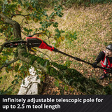 EINHELL Podadora profesional para altura a batería GP-LC 18/20 Li T BL-Solo, 18Volt rojo/Negro