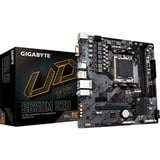 GIGABYTE B650M S2H Placa base - AMD Ryzen serie 9000, VRM de 5+2+2 fases, hasta 6400 MHz DDR5 (OC), 1xPCIe 4.0 M.2, LAN GbE, USB 3.2 Gen 1 negro/Gris, VRM de 5+2+2 fases, hasta 6400 MHz DDR5 (OC), 1xPCIe 4.0 M.2, LAN GbE, USB 3.2 Gen 1, AMD, Zócalo AM5, AMD Ryzen 7000 Series, AMD Ryzen 8000 Series, AMD Ryzen 9000 Series, Zócalo AM5, DDR5-SDRAM, 128 GB