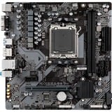 GIGABYTE B650M S2H Placa base - AMD Ryzen serie 9000, VRM de 5+2+2 fases, hasta 6400 MHz DDR5 (OC), 1xPCIe 4.0 M.2, LAN GbE, USB 3.2 Gen 1 negro/Gris, VRM de 5+2+2 fases, hasta 6400 MHz DDR5 (OC), 1xPCIe 4.0 M.2, LAN GbE, USB 3.2 Gen 1, AMD, Zócalo AM5, AMD Ryzen 7000 Series, AMD Ryzen 8000 Series, AMD Ryzen 9000 Series, Zócalo AM5, DDR5-SDRAM, 128 GB