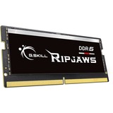 G.Skill Ripjaws F5-4800S3838A32GX1-RS módulo de memoria 32 GB 1 x 32 GB DDR5 4800 MHz, Memoria RAM negro, 32 GB, 1 x 32 GB, DDR5, 4800 MHz, 262-pin SO-DIMM