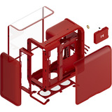 HYTE CS-HYTE-X50G-RR, Cajas de torre rojo