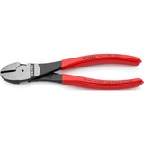 KNIPEX 74 01 180 alicate Alicates de corte diagonal rojo, Alicates de corte diagonal, Acero cromo vanadio, De plástico, Rojo, 18 cm, 241 g