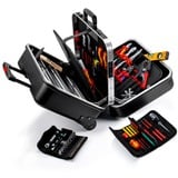 KNIPEX Maletín de herramientas "BIG Twin Move" Elektro, 63 piezas, Kit de herramientas negro