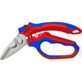 KNIPEX Tijeras de electricista anguladas rojo/Azul