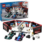 LEGO City Garaje de F1® con Coches Mercedes-AMG y Alpine, Juegos de construcción Juego de construcción, 7 año(s), Plástico, 678 pieza(s), 1,31 kg