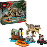 LEGO Huida por el Río y T. rex a la Caza, Juegos de construcción Juego de construcción, 5 año(s), Plástico, 199 pieza(s), 505 g