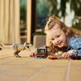 LEGO Jurassic World Huida por el Río y T. rex a la Caza, Juegos de construcción Juego de construcción, 5 año(s), Plástico, 199 pieza(s), 505 g