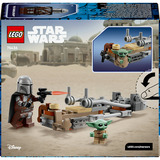 LEGO Star Wars El Mandaloriano y Grogu en su Speeder Bike, Juegos de construcción 