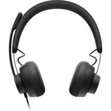 Logitech 981-000870 auricular y casco Auriculares Alámbrico Diadema Llamadas/Música USB Tipo C Grafito, Auriculares con micrófono gris/Negro, Alámbrico, Llamadas/Música, 20 - 16000 Hz, 211 g, Auriculares, Grafito