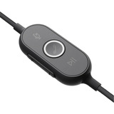 Logitech Zone Wired UC Auriculares Alámbrico Diadema Llamadas/Música USB Tipo C Grafito, Auriculares con micrófono gris/Negro, Alámbrico, Llamadas/Música, 20 - 16000 Hz, 211 g, Auriculares, Grafito