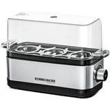 Rommelsbacher Hervidor de huevos ER 300 acero fino/Negro