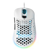 Sharkoon Light² 200 ratón Ambidextro USB tipo A Óptico 16000 DPI, Ratones para gaming blanco, Ambidextro, Óptico, USB tipo A, 16000 DPI, Blanco