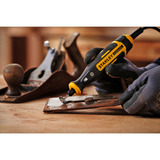 Stanley Mini amoladora/grabador inalámbrico, 18 Voltios, Herramienta multifunción negro/Amarillo