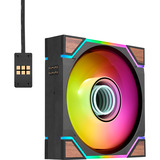 Thermaltake SWAFAN 120 EX INFINITY ARGB Sync Ventilador de refrigeración para PC Edición madera negro