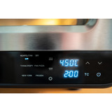 Unold 68816 fabricante de pizza y hornos 1 Pizza(s) 1700 W Plata, Horno de pizza acero fino/Negro, 1 Pizza(s), Plata, Acero inoxidable, 30 cm, Digital, 450 °C