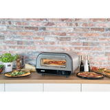 Unold 68816 fabricante de pizza y hornos 1 Pizza(s) 1700 W Plata, Horno de pizza acero fino/Negro, 1 Pizza(s), Plata, Acero inoxidable, 30 cm, Digital, 450 °C