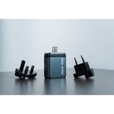 Verbatim GNC-65 Universal Negro, Gris Corriente alterna Carga rápida Interior, Cargador gris, Interior, Corriente alterna, 20 V, Negro, Gris