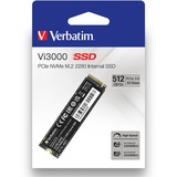 Verbatim Vi3000 512 GB M.2 PCI Express 3.0 NVMe, Unidad de estado sólido 512 GB, M.2, 3100 MB/s