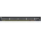 Zyxel XGS2220-54FP Gestionado L3 Gigabit Ethernet (10/100/1000) Energía sobre Ethernet (PoE), Interruptor/Conmutador Gestionado, L3, Gigabit Ethernet (10/100/1000), Energía sobre Ethernet (PoE), Montaje en rack