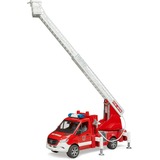 bruder 02673, Automóvil de construcción rojo/blanco