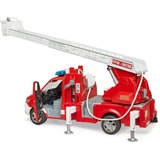 bruder MB Sprinter Bomberos con módulo de luz y sonido, Automóvil de construcción rojo/blanco