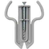 fischer Abrazadera para cuernos, Grapa gris