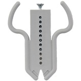 fischer Abrazadera para cuernos, Grapa gris