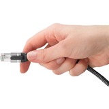 goobay Cable Ethernet USB-A 3.2 Gen1 conector > conector RJ-45 negro/Plateado