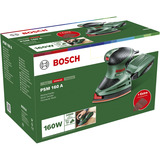 Bosch PSM 160 A Multilijadora 24000 RPM 160 W, Lijadora múltiple verde, Multilijadora, 24000 RPM, 1,6 mm, 0,8 mm, Corriente alterna, 160 W