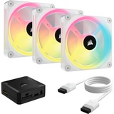 Corsair iCUE LINK QX120 RGB ventilador PWM de 120 mm blanco