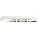 D-Link DBS-2000-28MP/E switch Gestionado L2 Gigabit Ethernet (10/100/1000) Energía sobre Ethernet (PoE) Gris, Interruptor/Conmutador Gestionado, L2, Gigabit Ethernet (10/100/1000), Energía sobre Ethernet (PoE), Montaje en rack