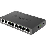 D-Link DGS-108 switch No administrado L2 Gigabit Ethernet (10/100/1000) Negro, Interruptor/Conmutador negro, No administrado, L2, Gigabit Ethernet (10/100/1000), Bidireccional completo (Full duplex)