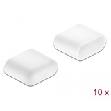 DeLOCK 64096 tapón antipolvo para puerto 10 pieza(s) USB Tipo C, Tapa protectora blanco, USB Tipo C, Blanco, 7,85 mm, 9,8 mm, 4,1 mm, 10 pieza(s)