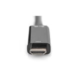 Digitus Adaptador 4K HDMI a DisplayPort negro